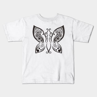 Awesome Butterfly Sketch Design Kids T-Shirt